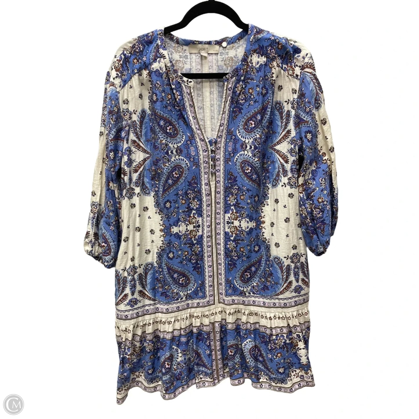 Dress Casual Short By Loft In Floral Print, Size: M