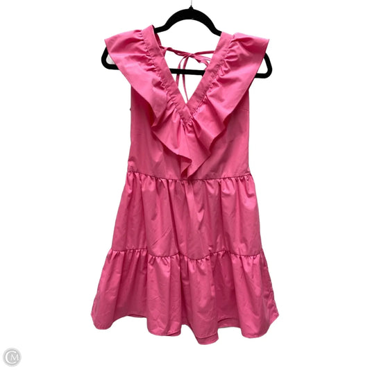 Dress Casual Short By Clothes Mentor In Pink, Size: M