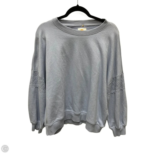 Top Long Sleeve By C And C In Blue, Size: 1x