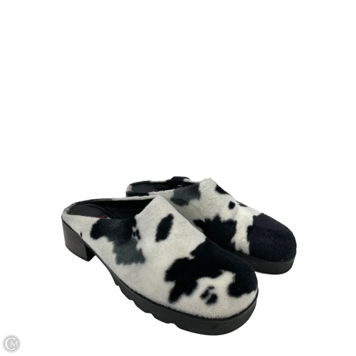 Shoes Heels Block By Clothes Mentor In Animal Print, Size: 8.5