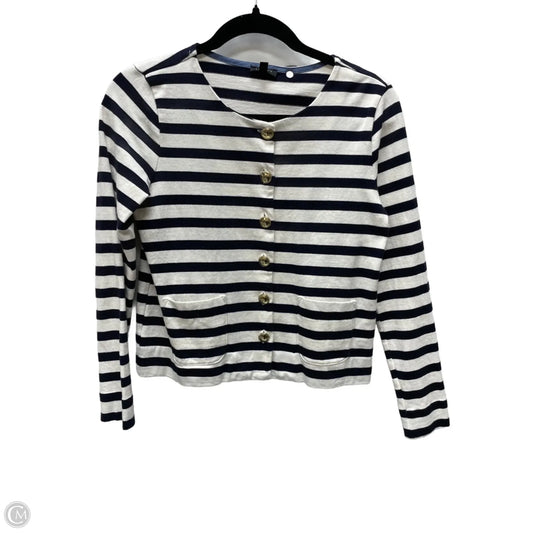 Cardigan By Talbots In Striped Pattern, Size: S