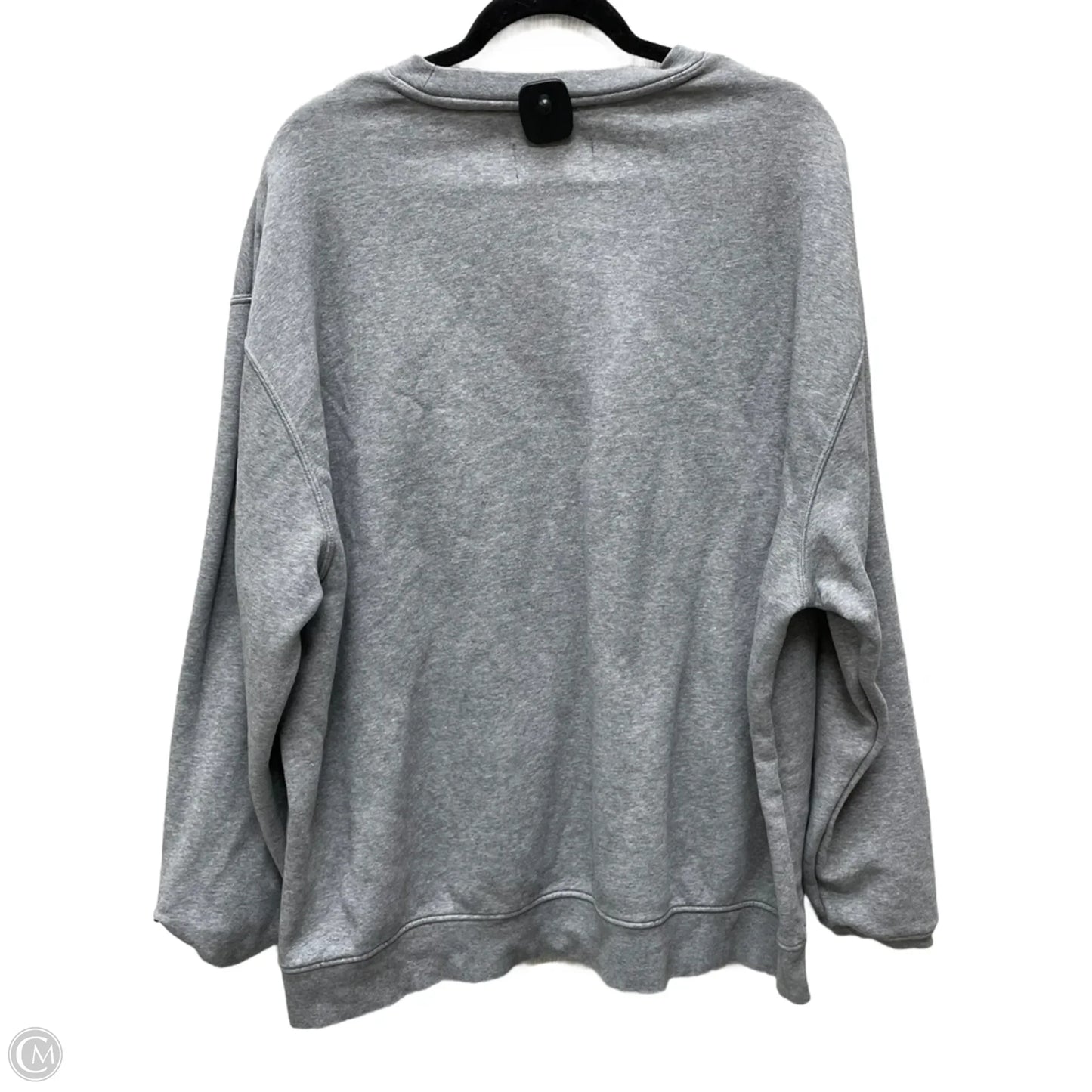Top Long Sleeve By Nike Apparel In Grey, Size: 2x