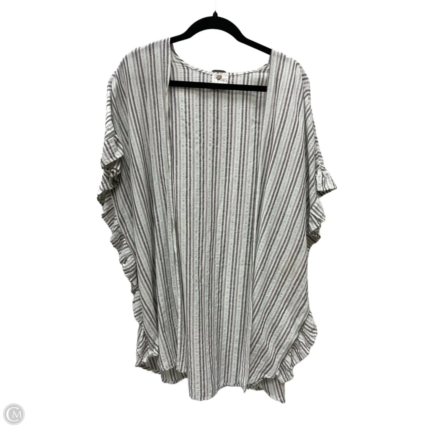 Cardigan By Ava James In Striped Pattern, Size: 2x