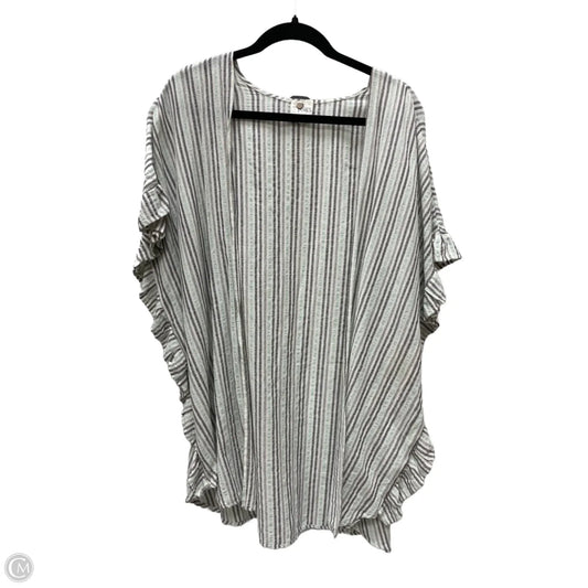Cardigan By Ava James In Striped Pattern, Size: 2x