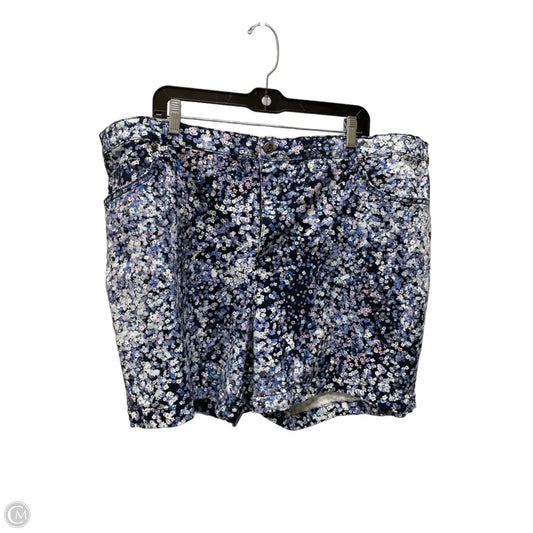 Shorts By Gloria Vanderbilt In Floral Print, Size: 24