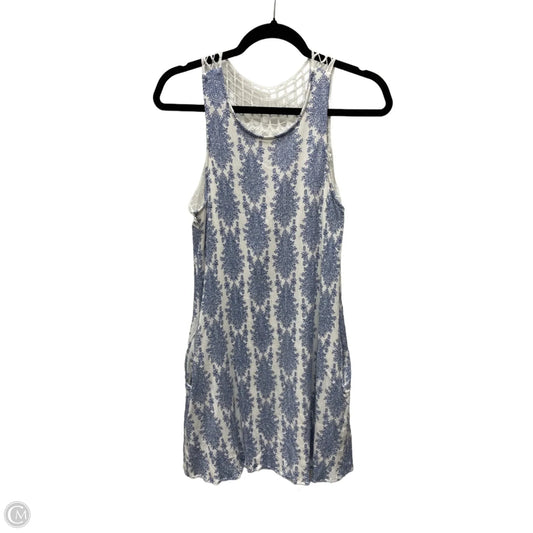 Dress Casual Short By Entro In Blue & White, Size: L