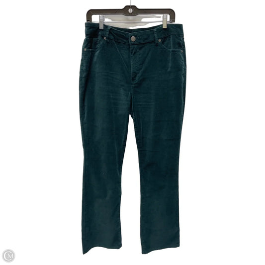 Pants Corduroy By Jones New York In Green, Size: 12