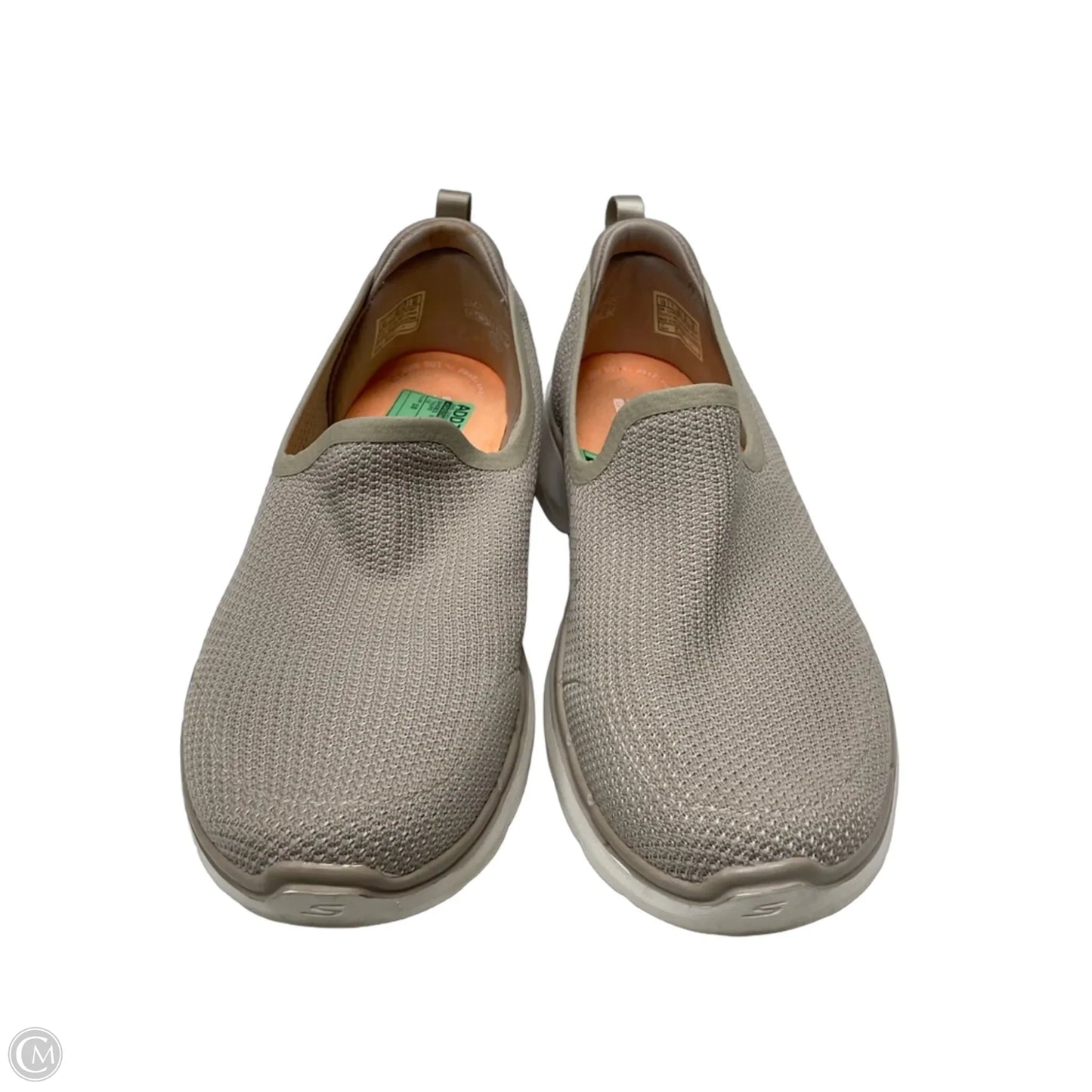Shoes Sneakers By Skechers In Taupe, Size: 10