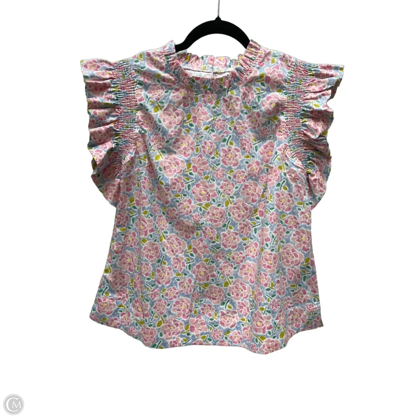 Top Short Sleeve By Jodifl In Floral Print, Size: S