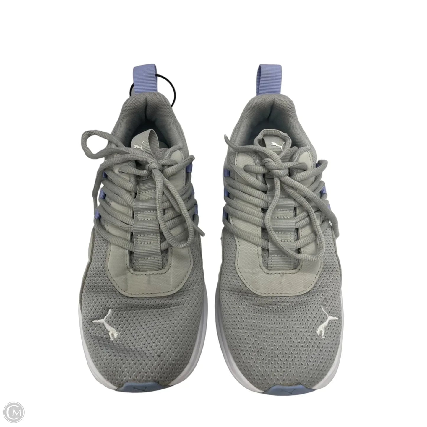 Shoes Athletic By Puma In Grey & Purple, Size: 6.5
