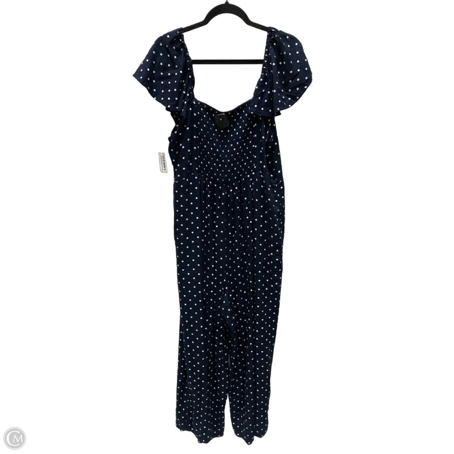 Jumpsuit By Old Navy In Blue & White, Size: Xl