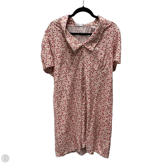 Dress Casual Short By Primark In Floral Print, Size: Xl