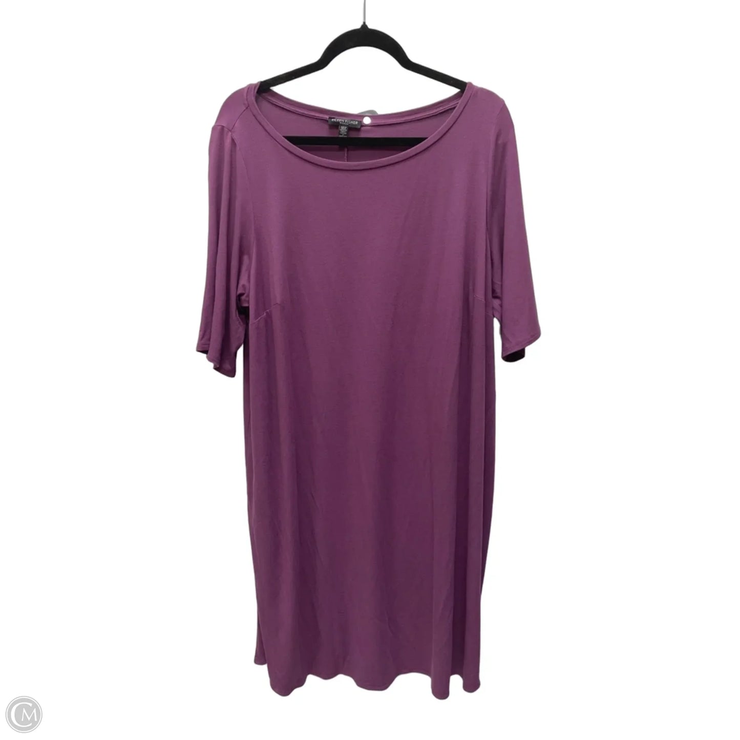 Dress Casual Short By Eileen Fisher In Purple, Size: 2x
