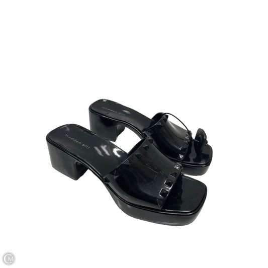 Sandals Heels Block By Madden Girl In Black, Size: 10
