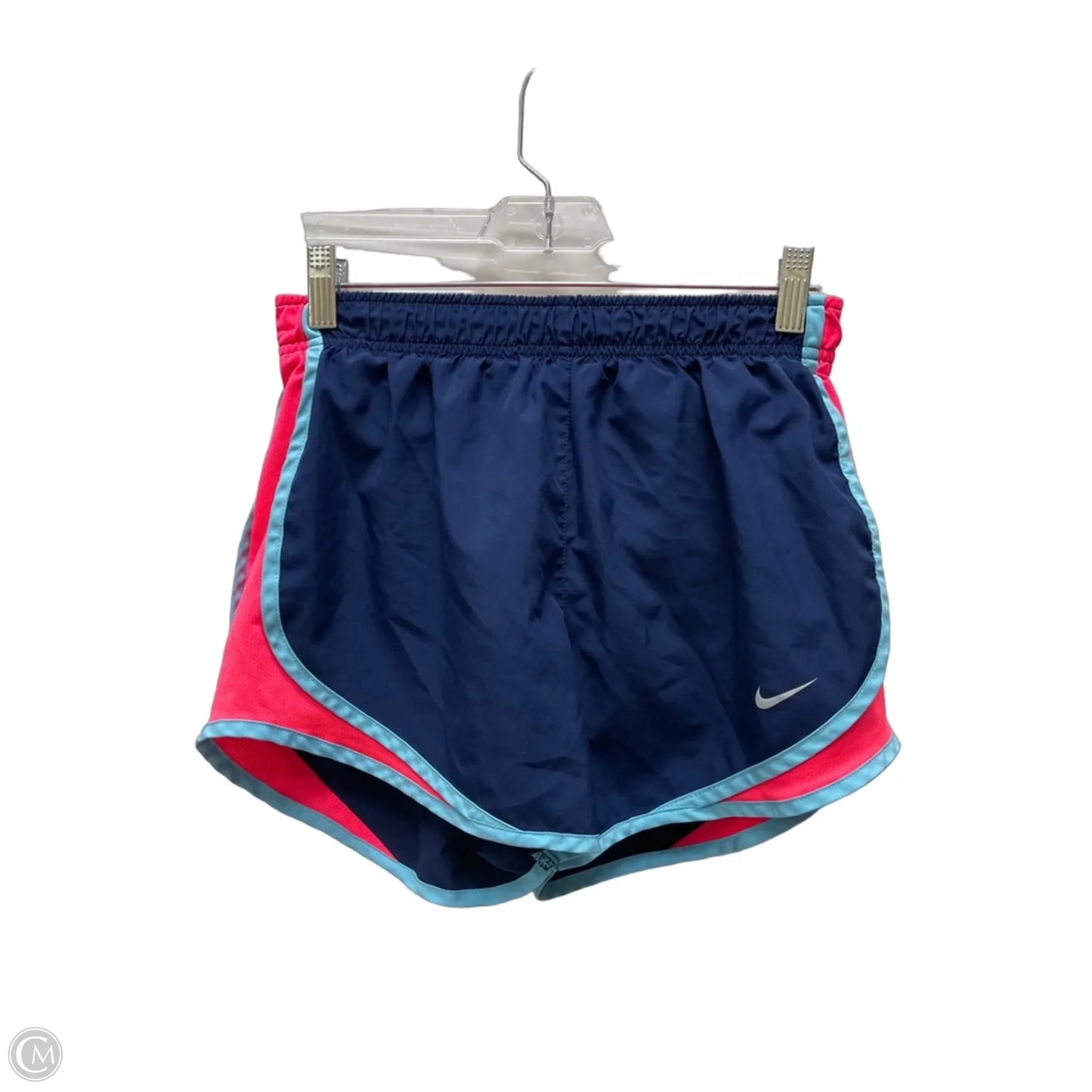 Athletic Shorts By Nike Apparel In Blue & Pink, Size: S