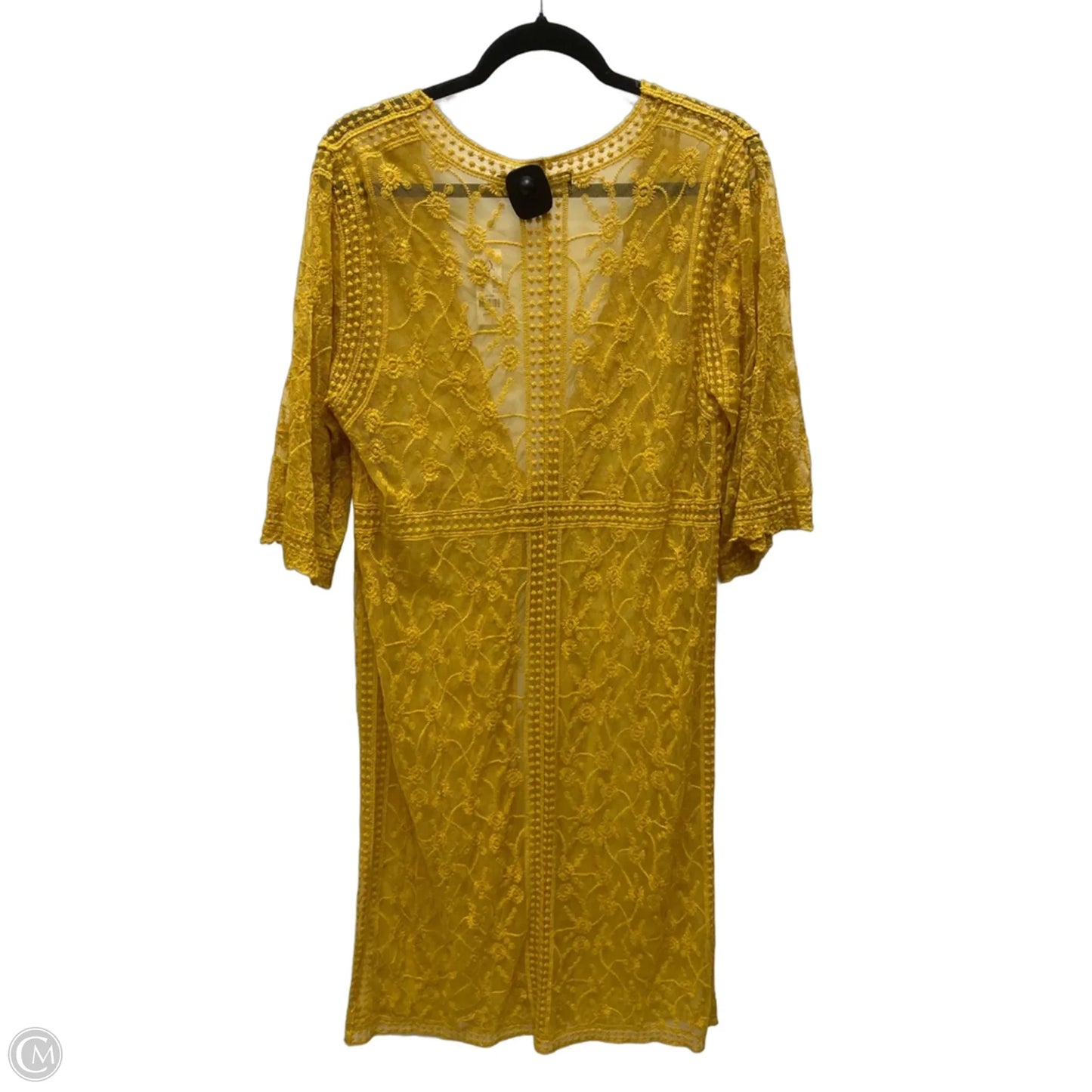 Cardigan By New York And Co In Yellow, Size: Xs