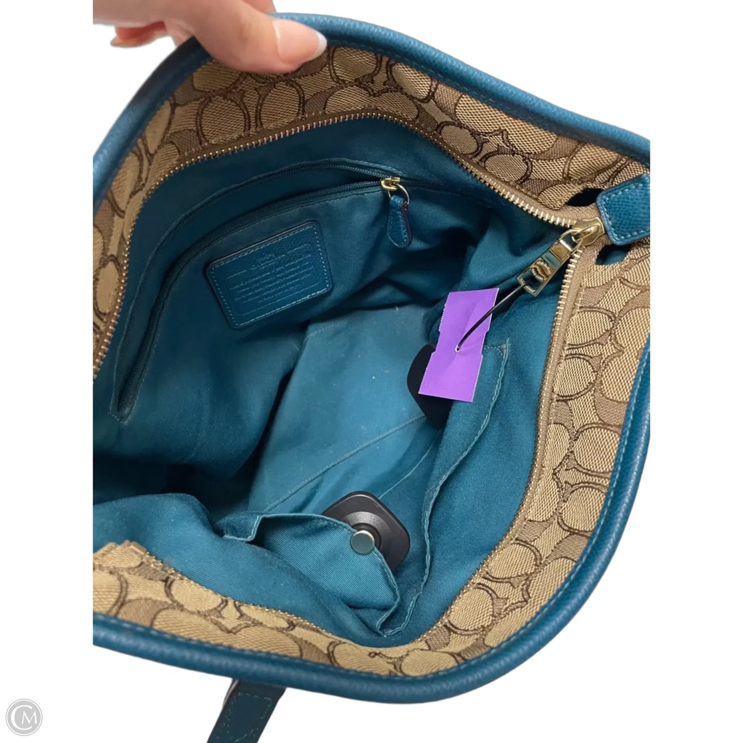 Handbag Designer By Coach, Size: Medium