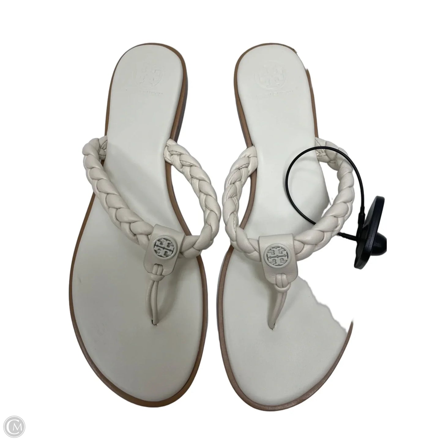 Sandals Designer By Tory Burch In Ivory, Size: 10