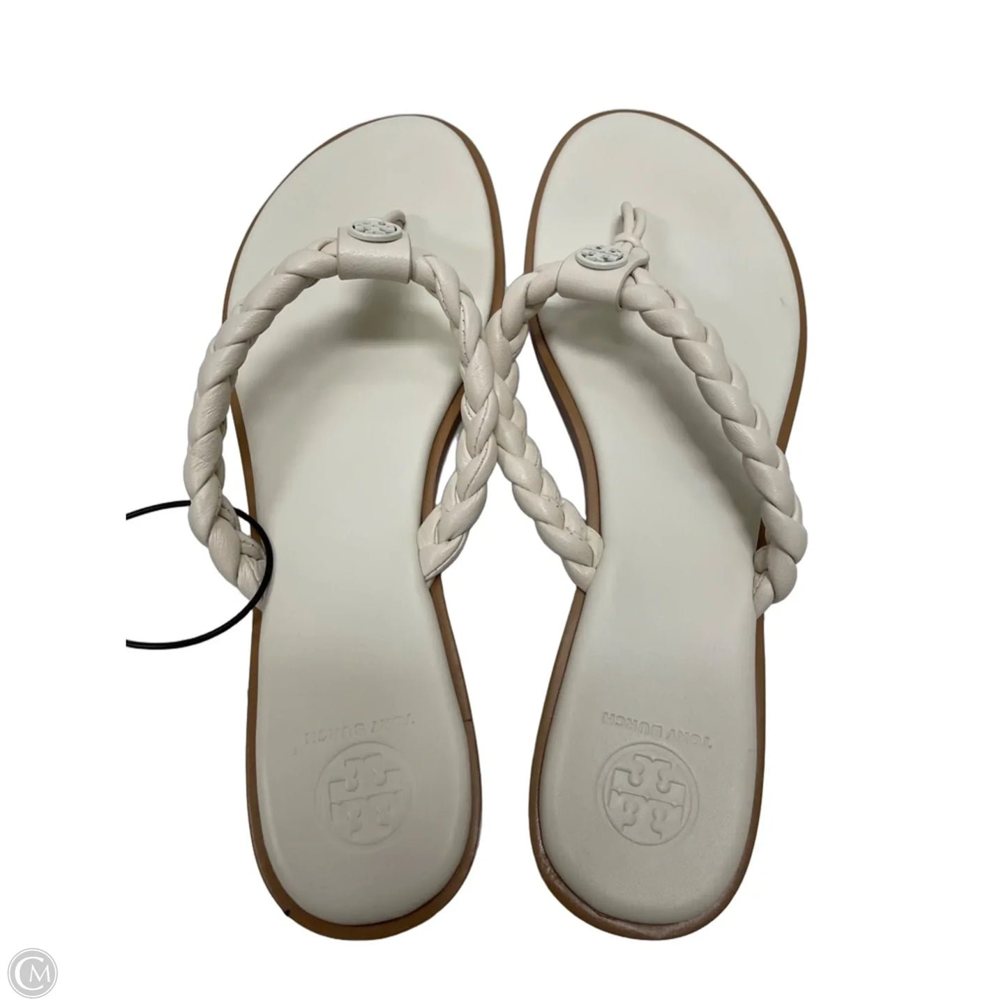 Sandals Designer By Tory Burch In Ivory, Size: 10