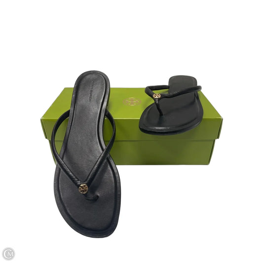 Sandals Designer By Tory Burch In Black, Size: 10