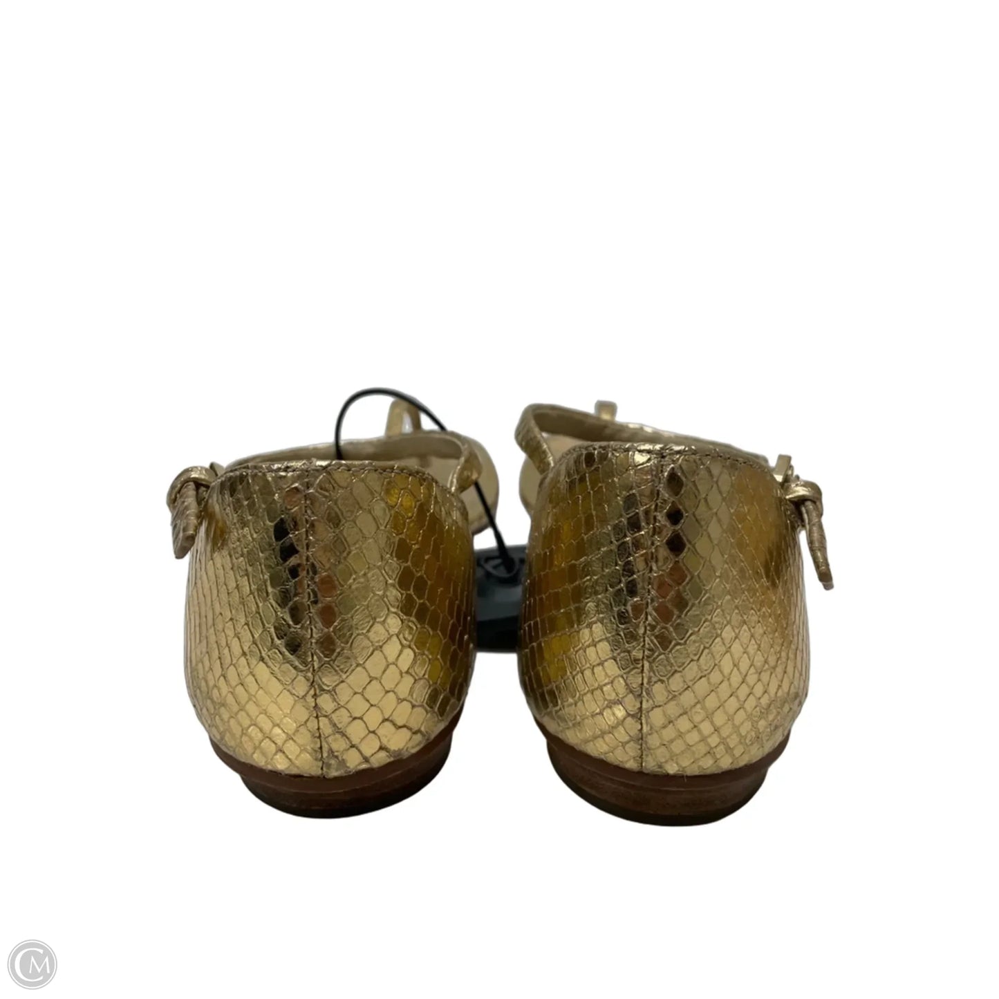 Sandals Designer By Michael Kors In Gold, Size: 9.5