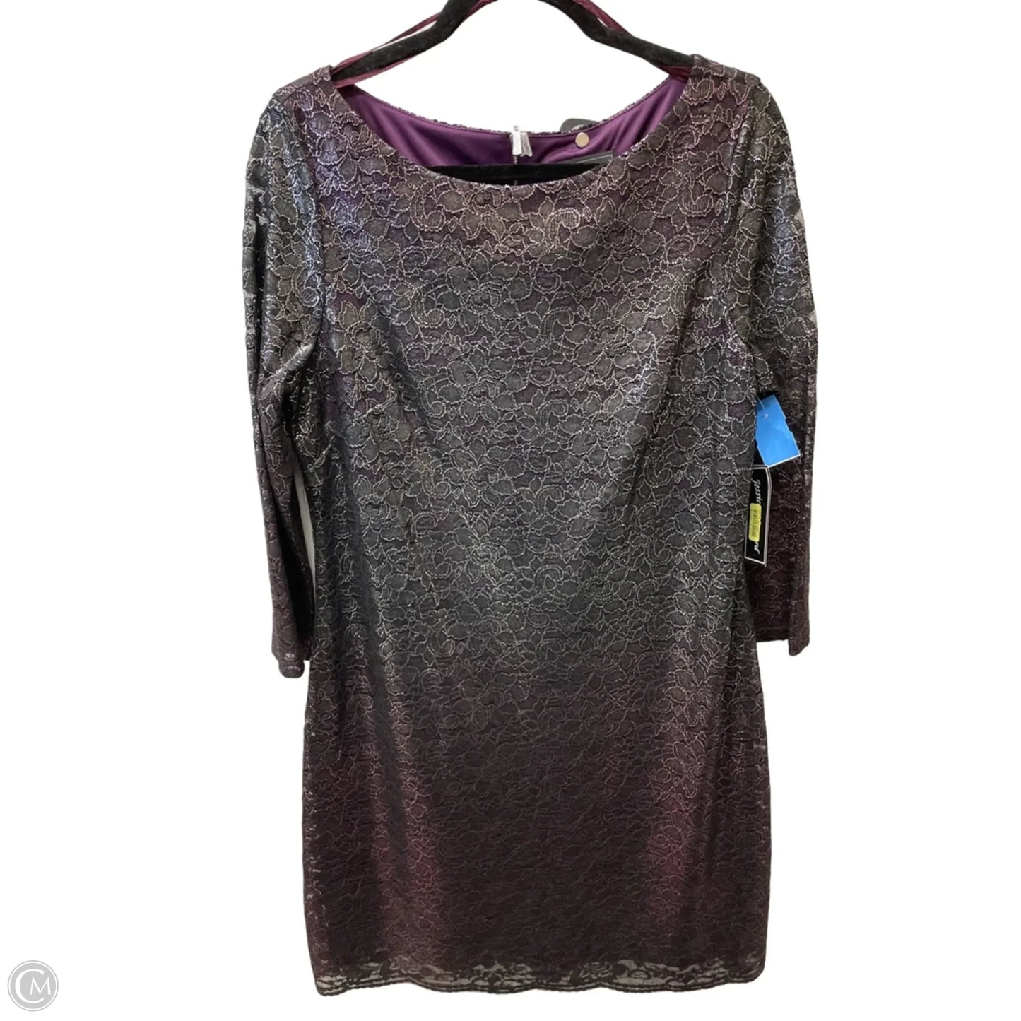 Dress Party Midi By Jessica Howard In Purple, Size: L