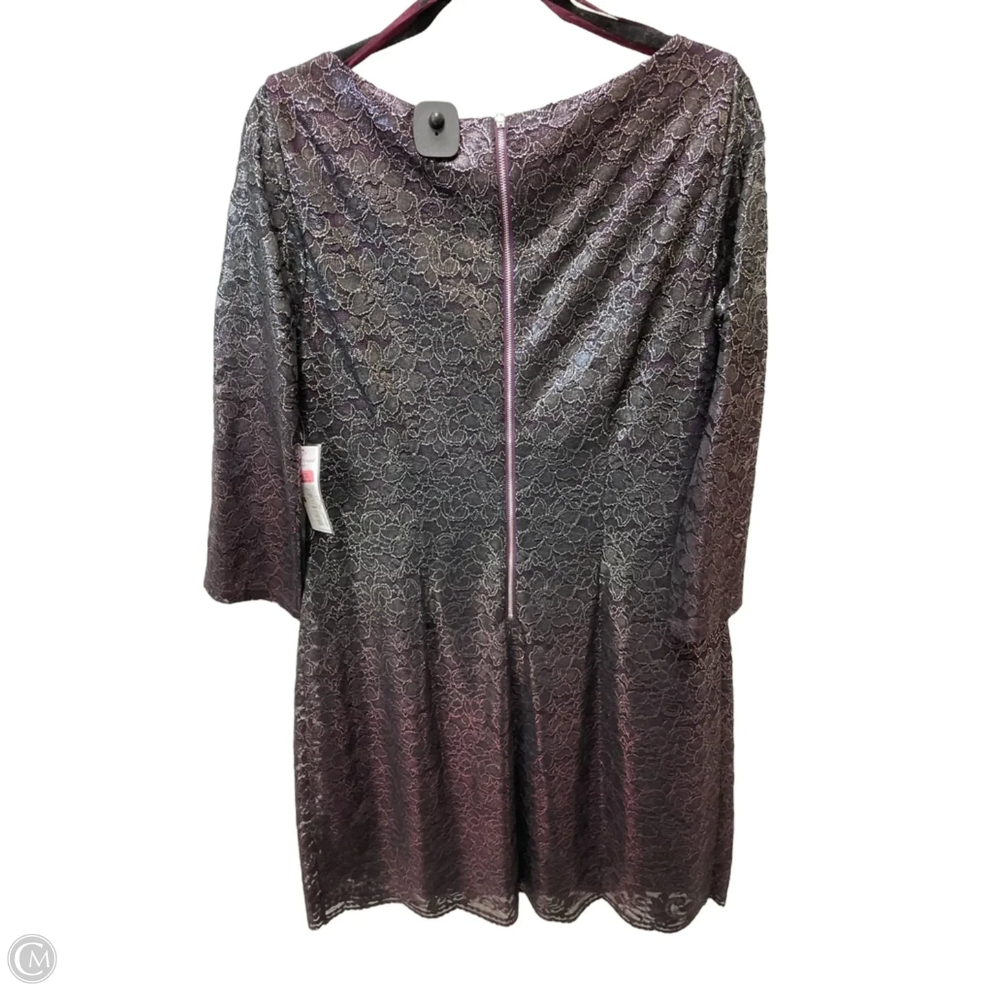 Dress Party Midi By Jessica Howard In Purple, Size: L