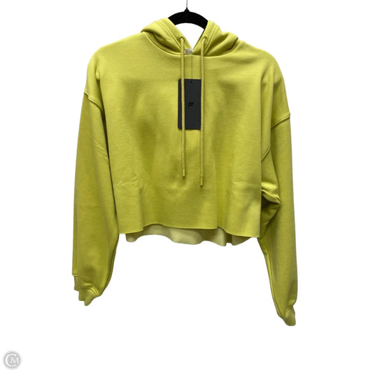 Sweatshirt Hoodie By Fabletics In Green, Size: L