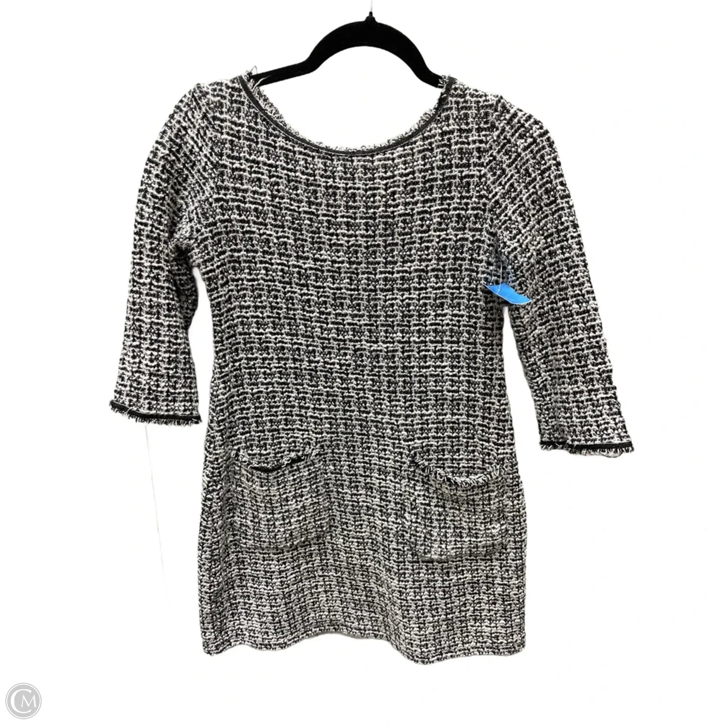 Dress Casual Short By Max Studio In Black & White, Size: Xs