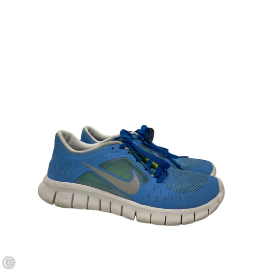 Shoes Athletic By Nike In Blue & Green, Size: 6.5