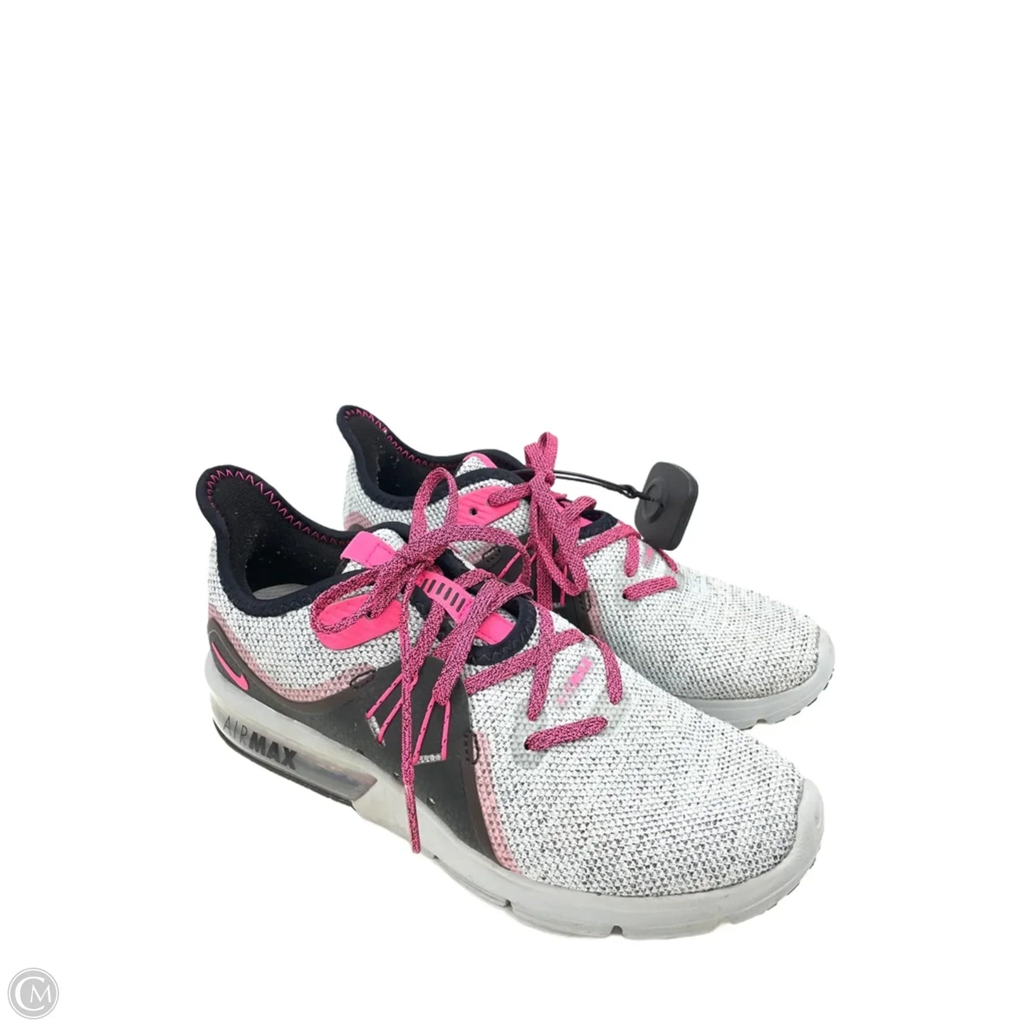 Shoes Athletic By Nike In Grey & Pink, Size: 6
