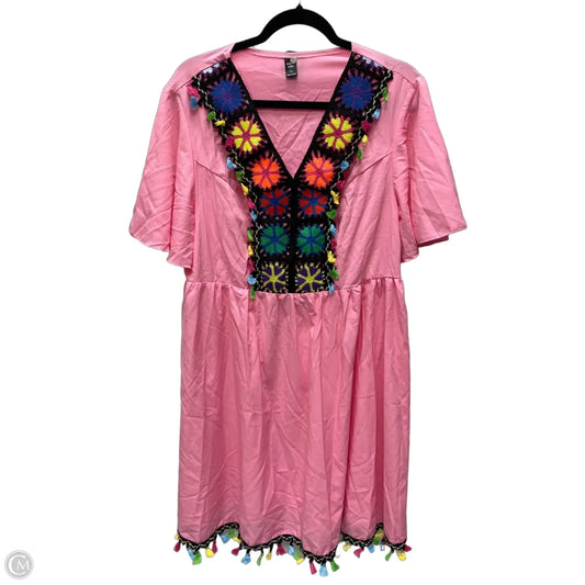 Dress Casual Short By Shein In Multi-colored, Size: 1x