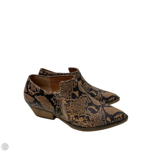 Shoes Heels Block By Chelsea And Violet In Snakeskin Print, Size: 9
