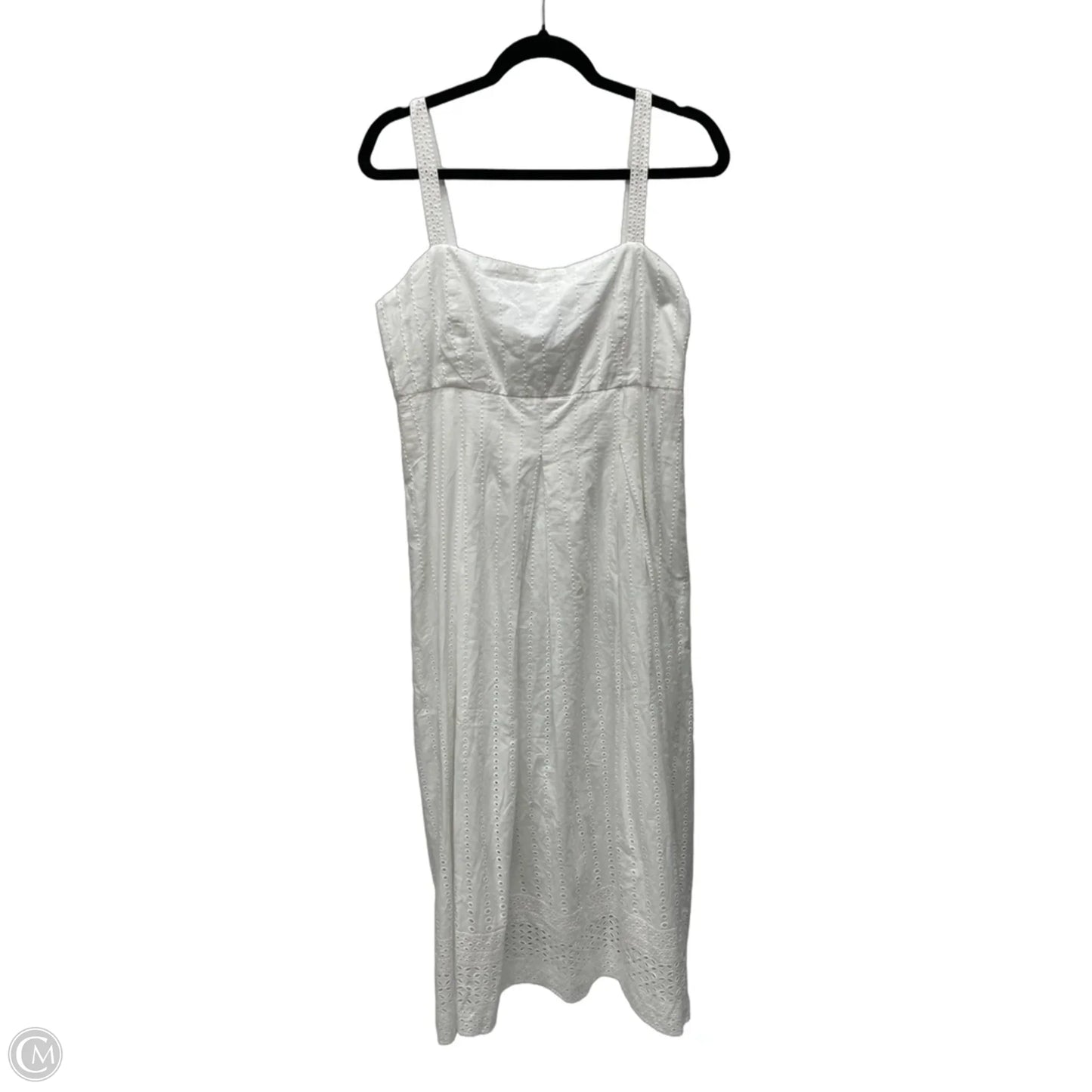 Dress Casual Maxi By Ellen Tracy In White, Size: M