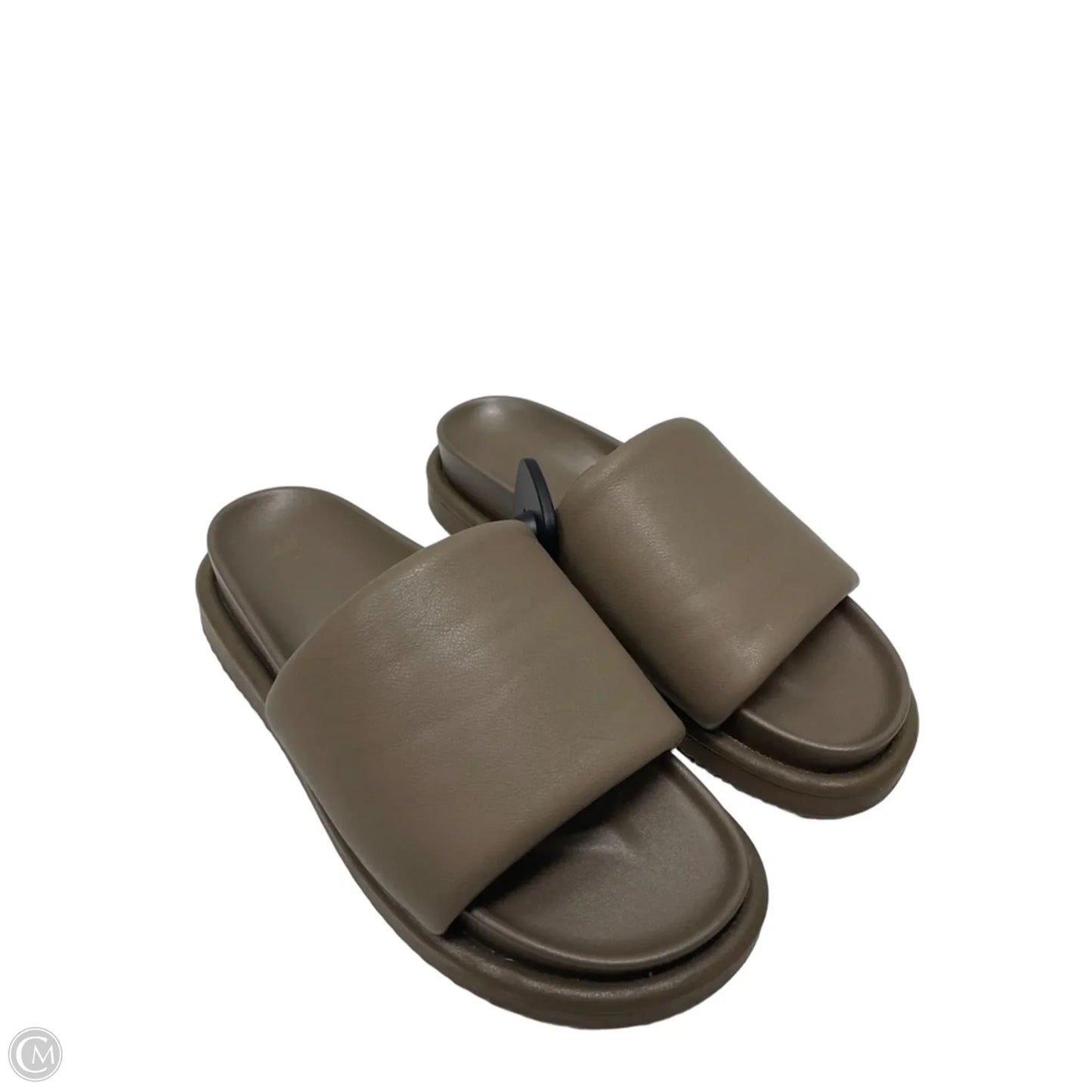 Sandals Flats By H&m In Taupe, Size: 7.5