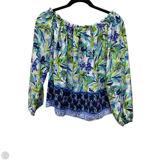 Top Long Sleeve Designer By Lilly Pulitzer In Multi-colored, Size: S