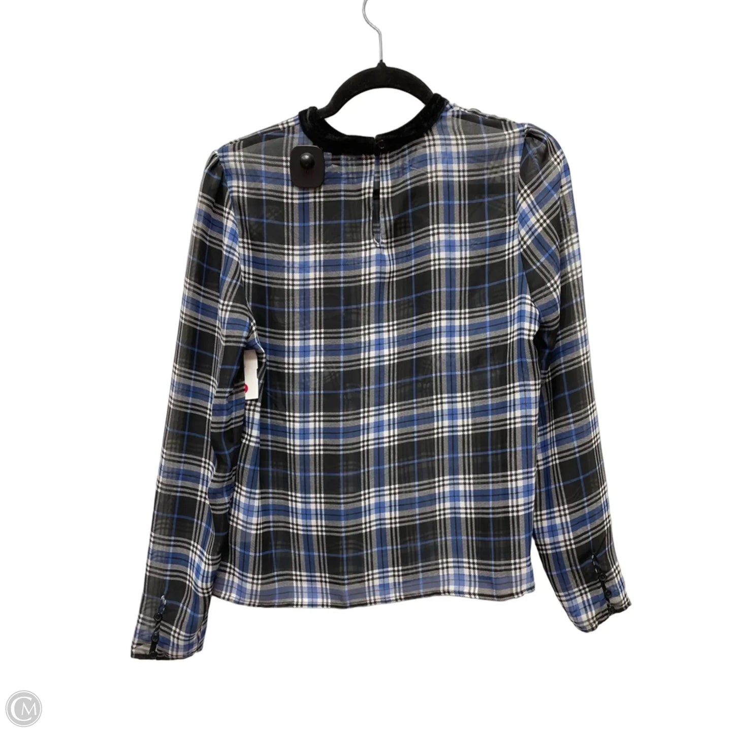 Top Long Sleeve By Cma In Plaid Pattern, Size: Xs