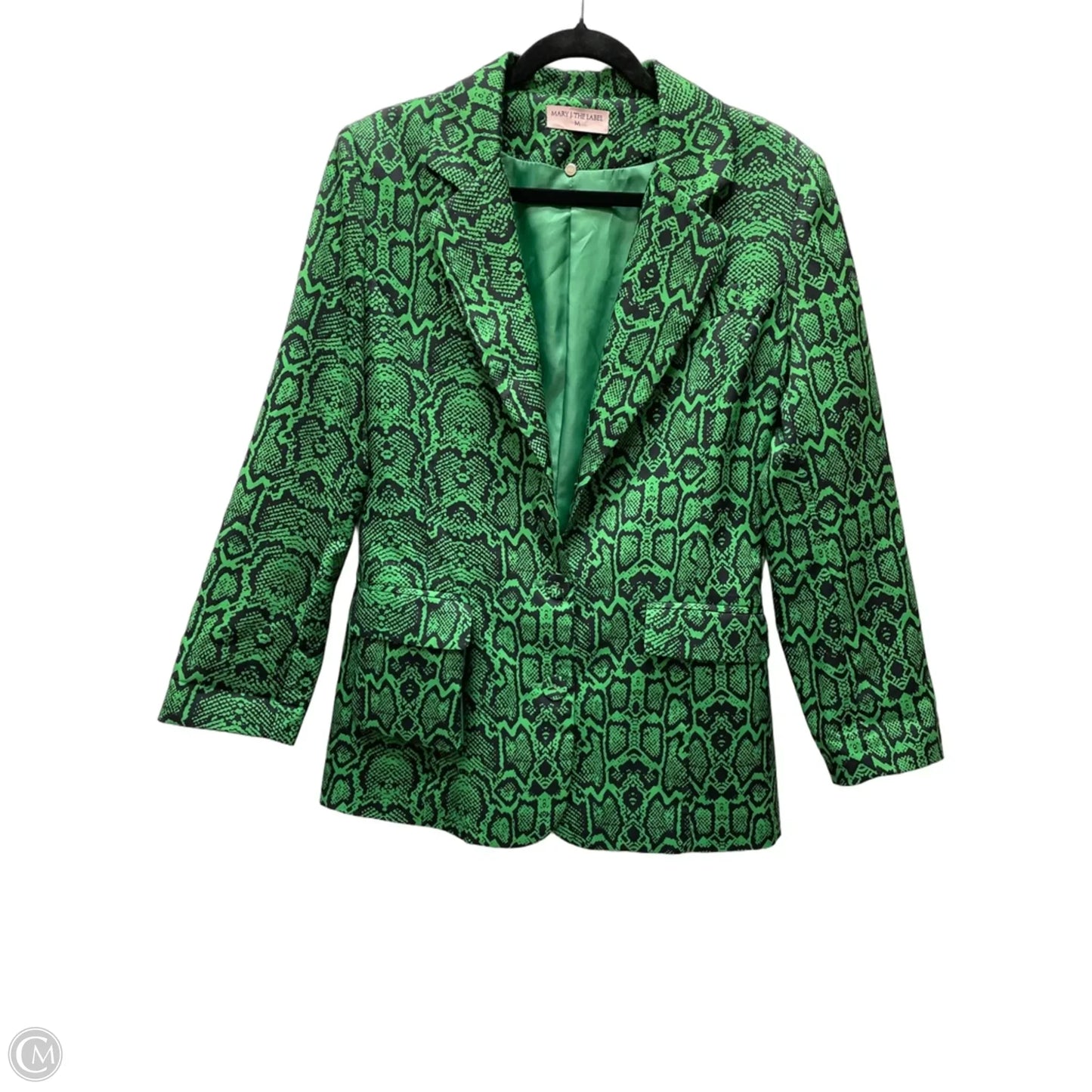 Blazer By Cmc In Snakeskin Print, Size: M