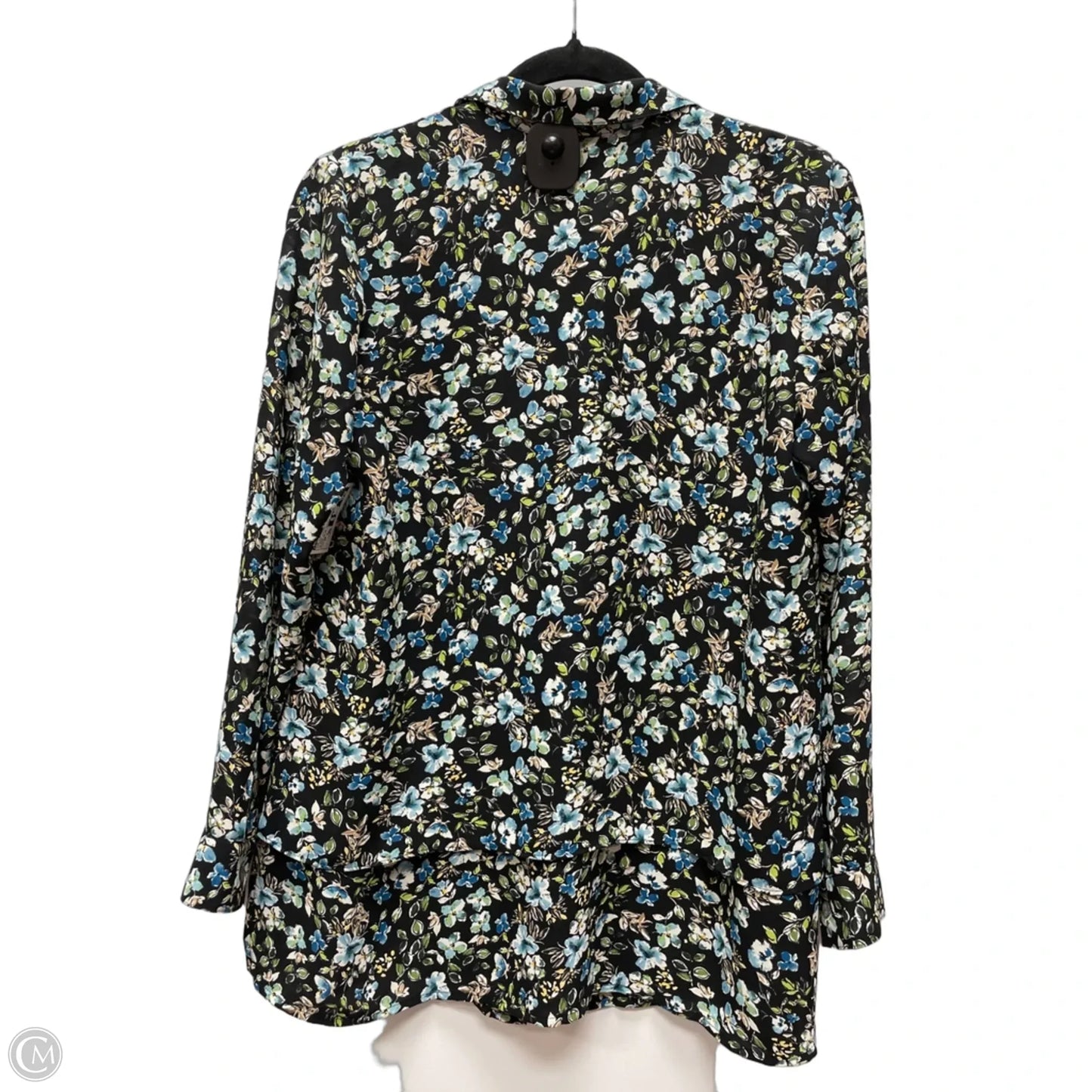 Top Long Sleeve By J. Jill In Floral Print, Size: Sp
