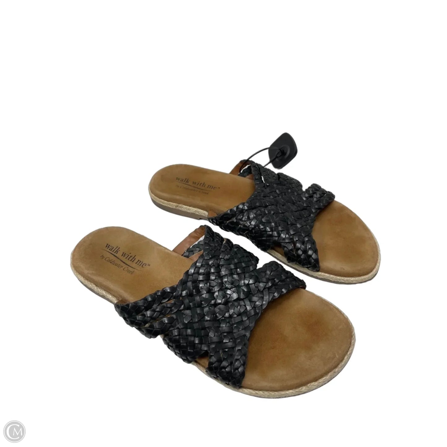 Sandals Flats By Coldwater Creek In Black & Brown, Size: 9