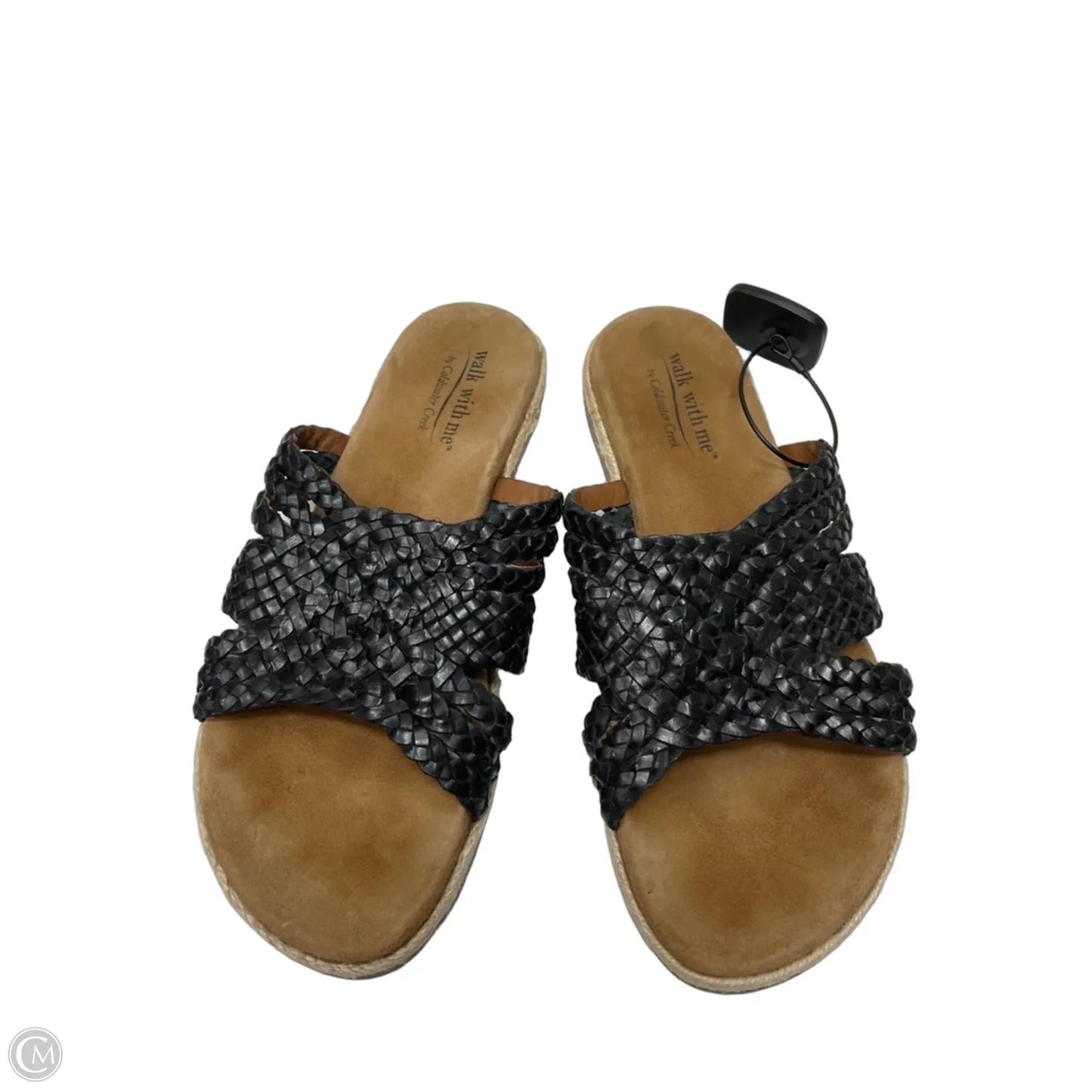 Sandals Flats By Coldwater Creek In Black & Brown, Size: 9