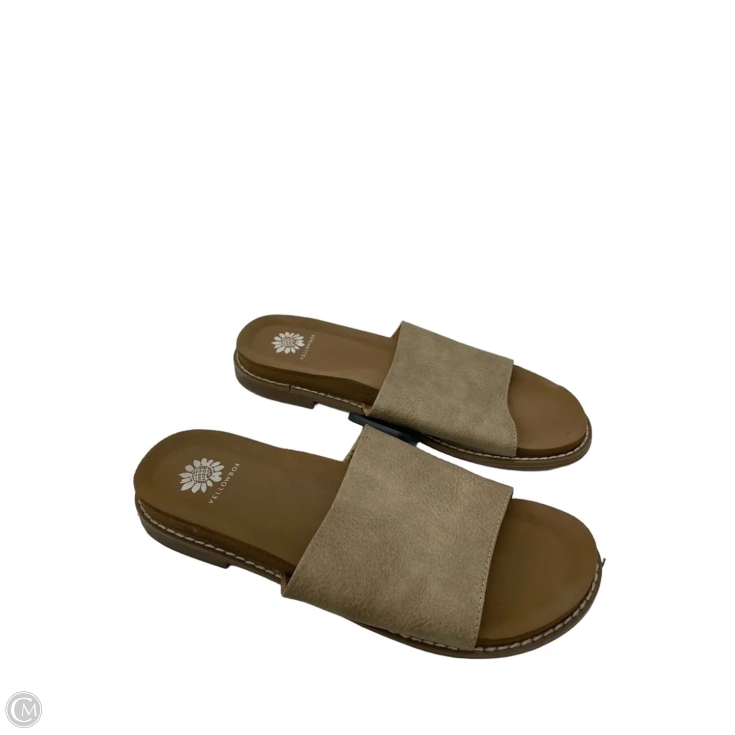 Sandals Flats By Yellow Box In Brown, Size: 9
