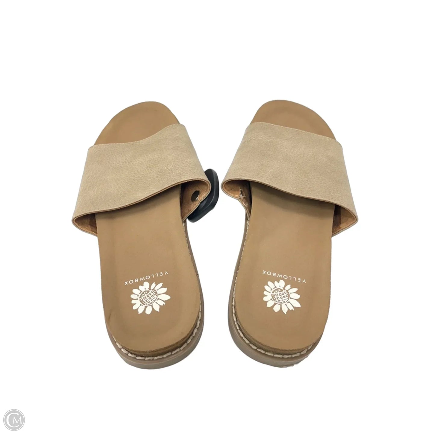 Sandals Flats By Yellow Box In Brown, Size: 9