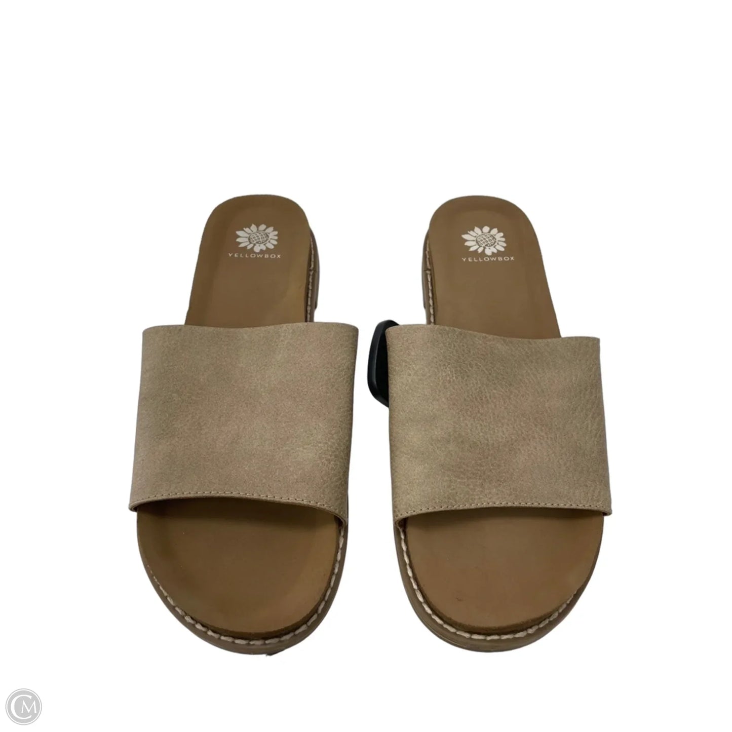 Sandals Flats By Yellow Box In Brown, Size: 9