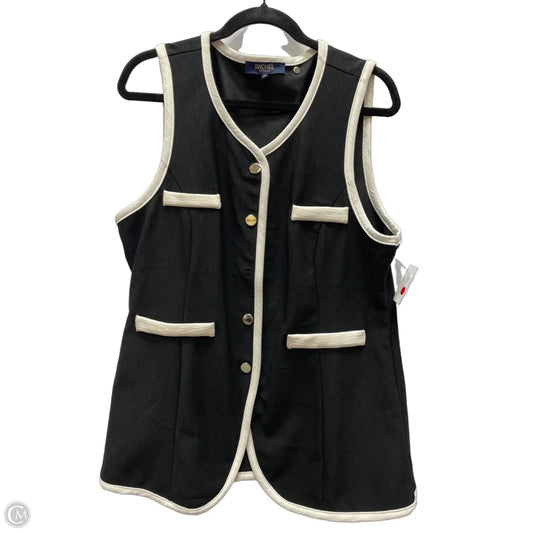 Vest Other By Rachel Roy In Black & White, Size: Xl