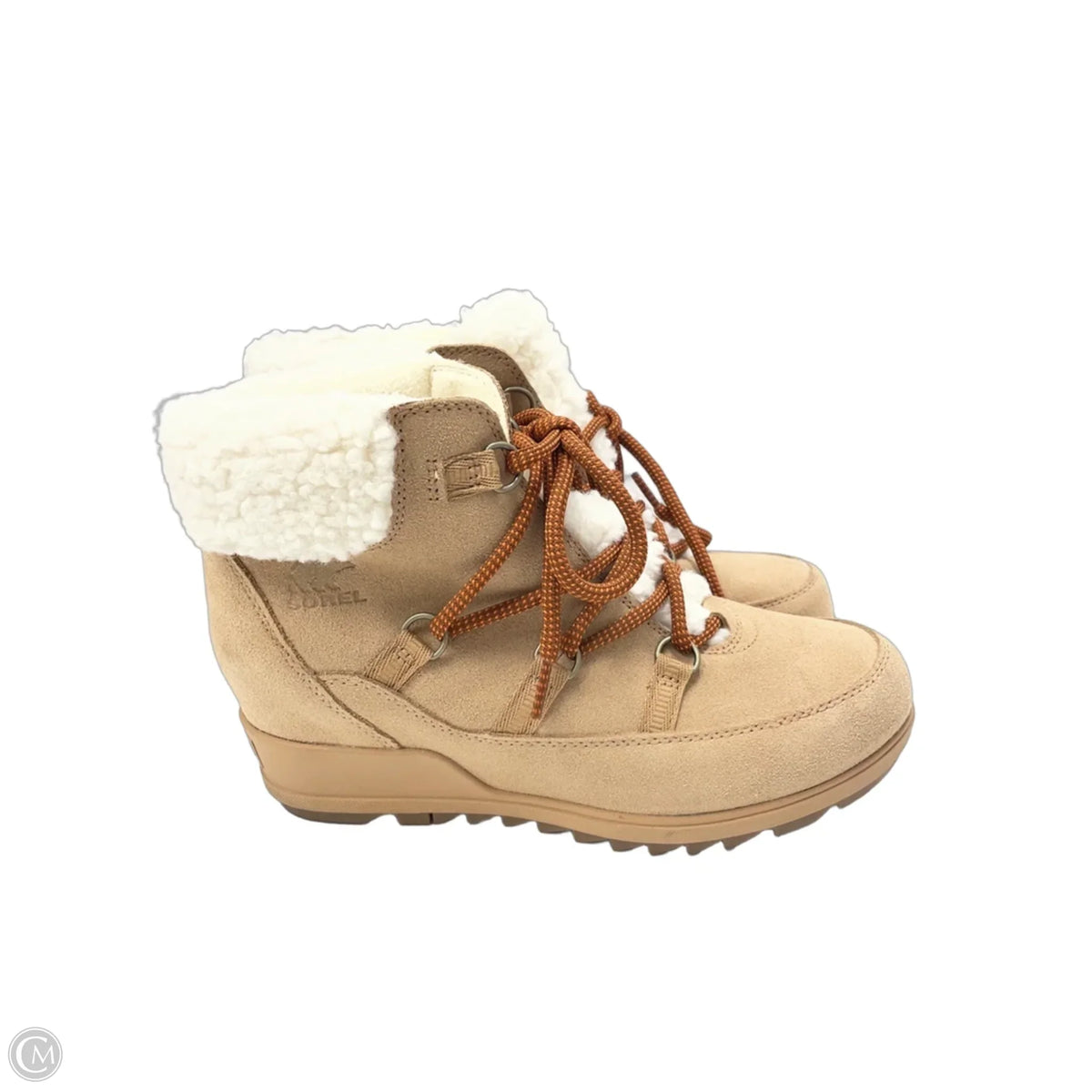 Boots Ankle Flats By Sorel In Tan, Size: 9.5