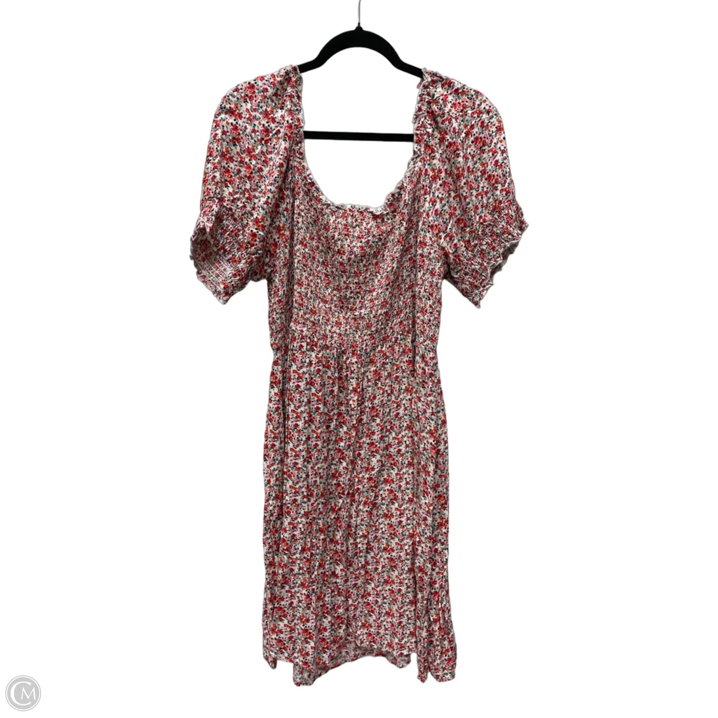 Dress Casual Short By Clothes Mentor In Floral Print, Size: 1x