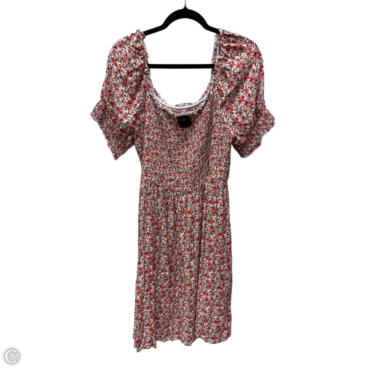Dress Casual Short By Clothes Mentor In Floral Print, Size: 1x