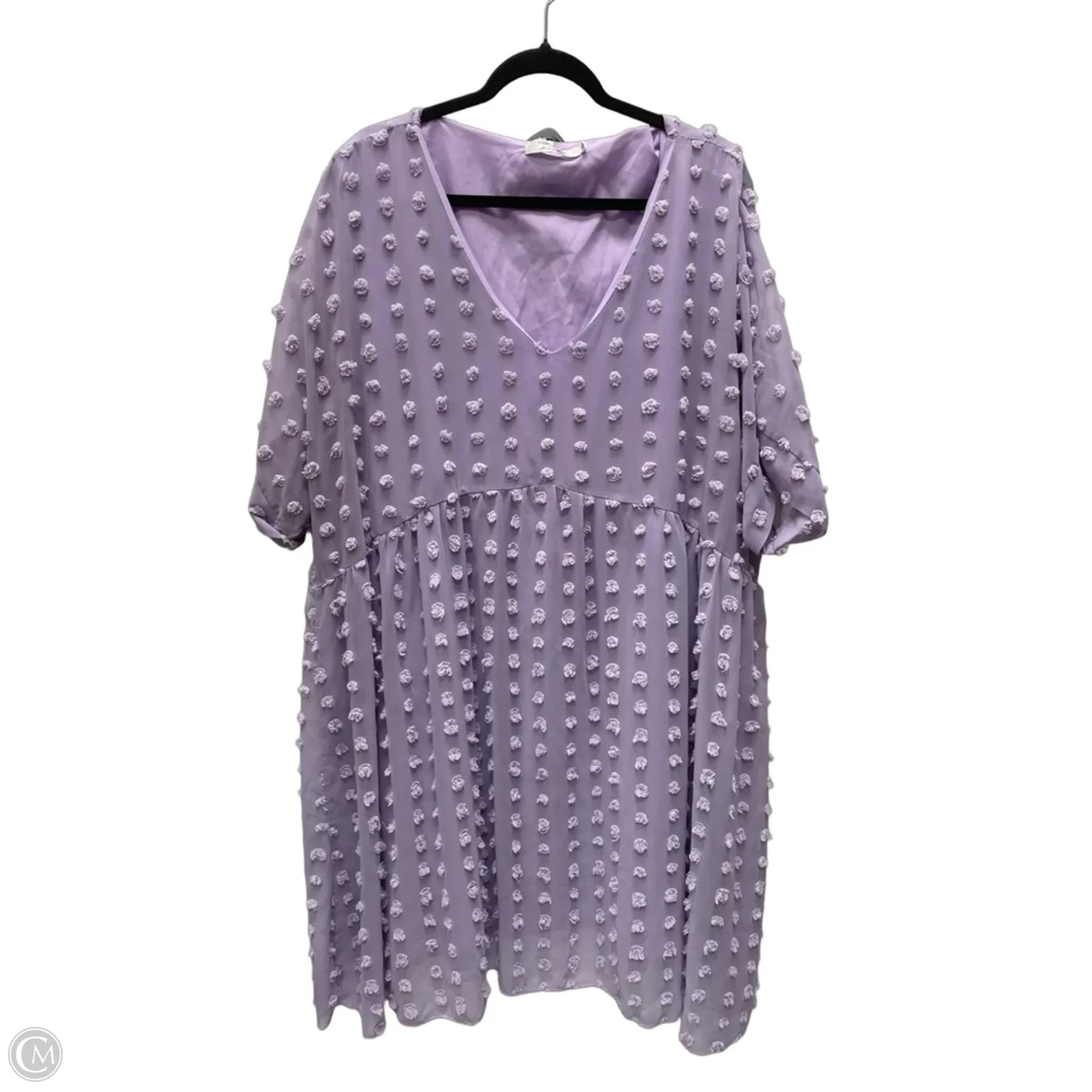 Dress Casual Short By Clothes Mentor In Purple, Size: 4x