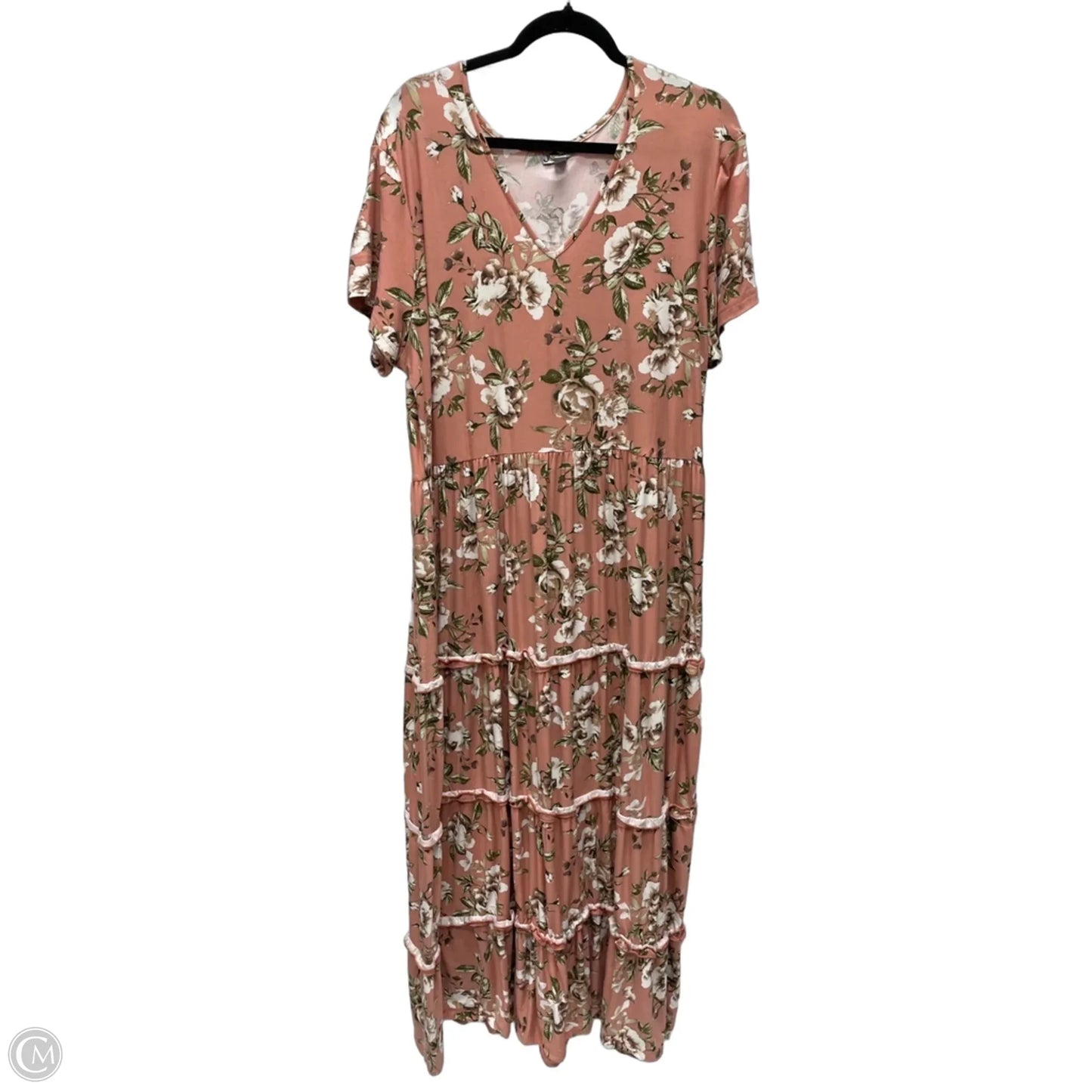 Dress Casual Maxi By J For Justify In Floral Print, Size: 3x